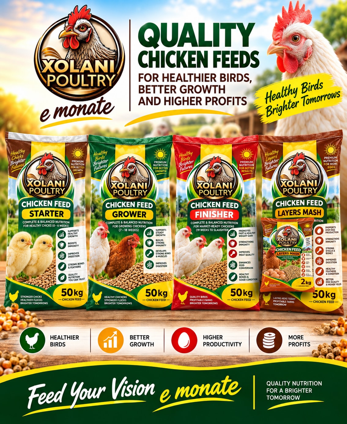 Quality chicken feed